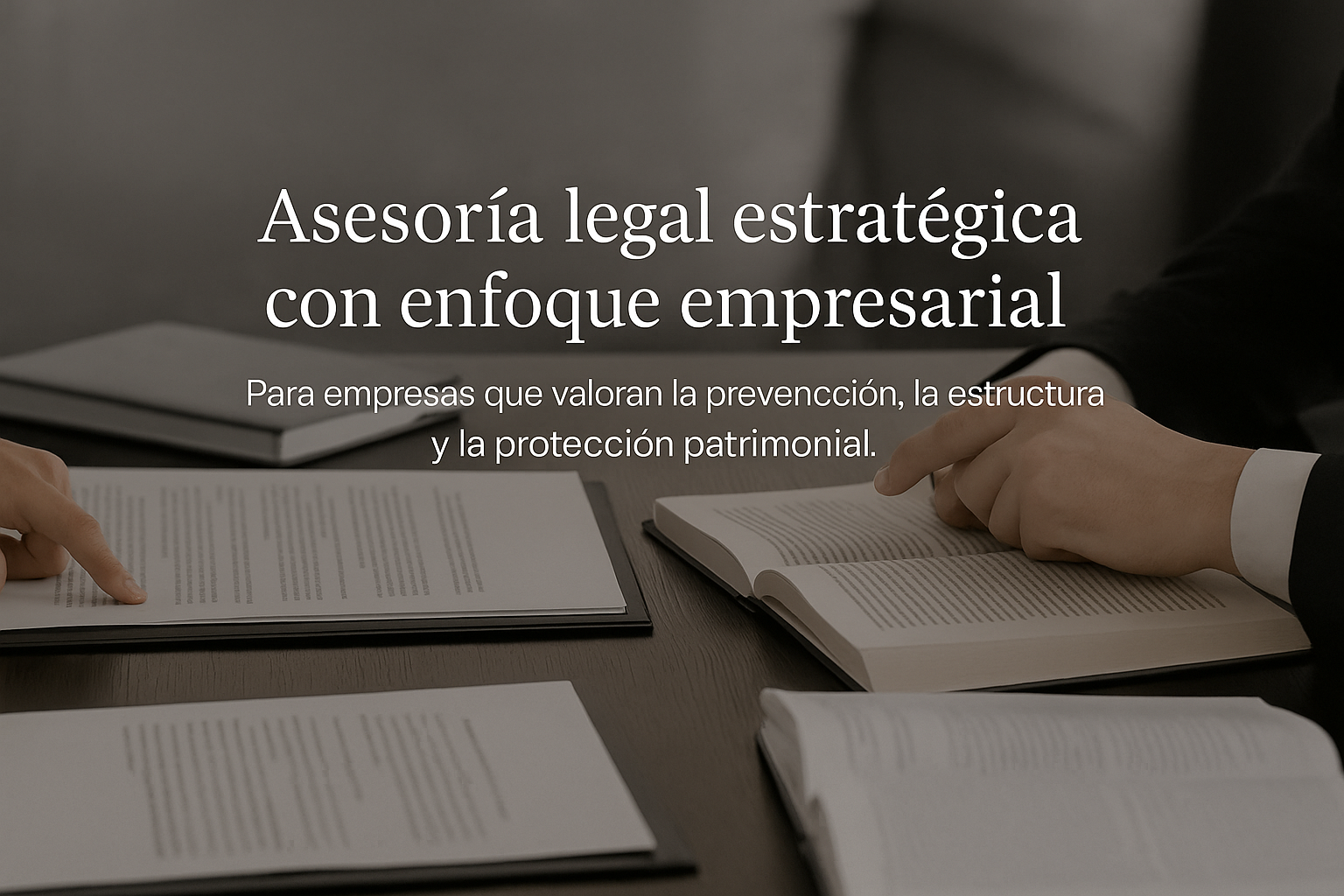 Asesoría legal estratégica con enfoque empresarial